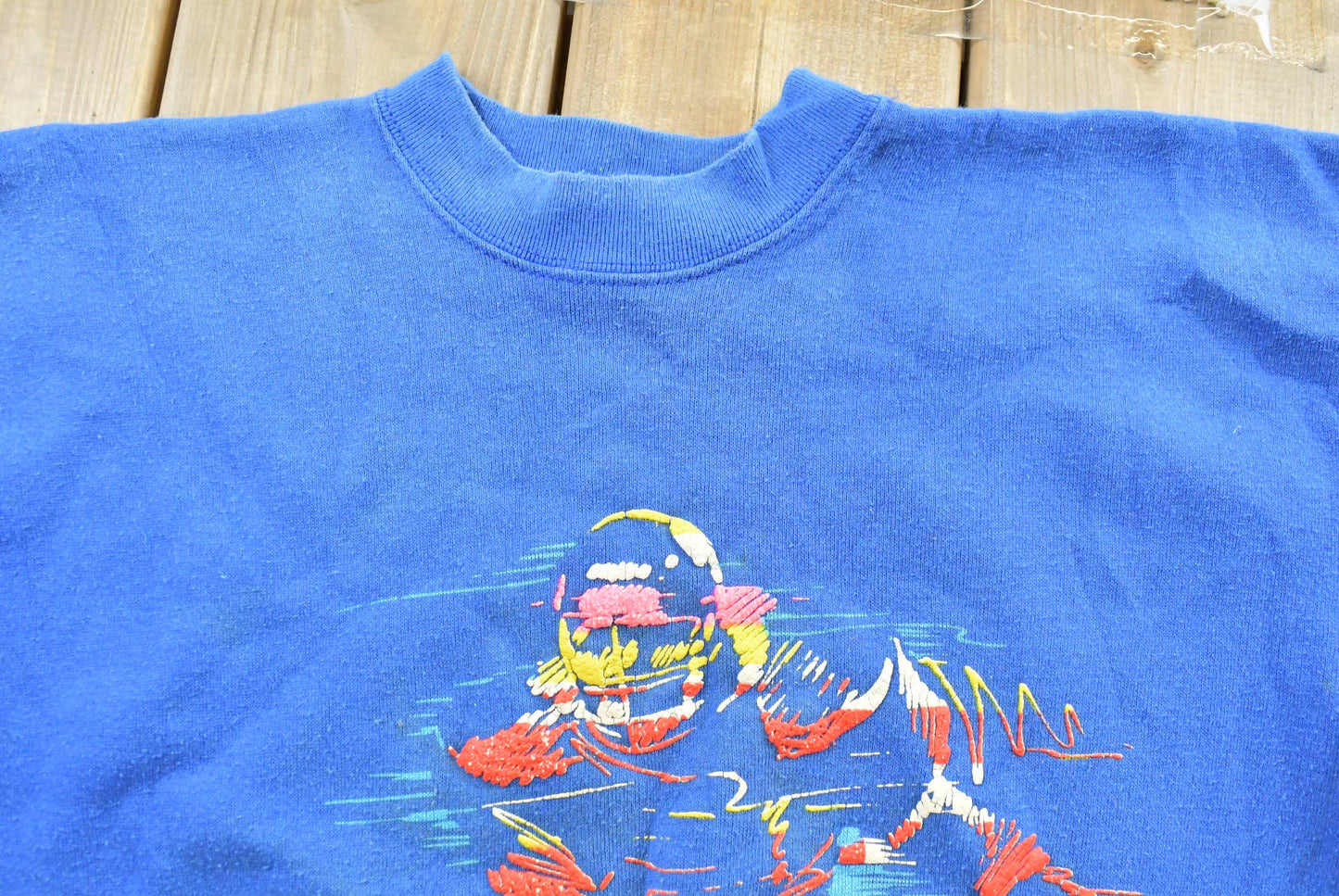 Vintage 1990s SSI New York Giants NFL Football Crewneck Sweatshirt Men's S