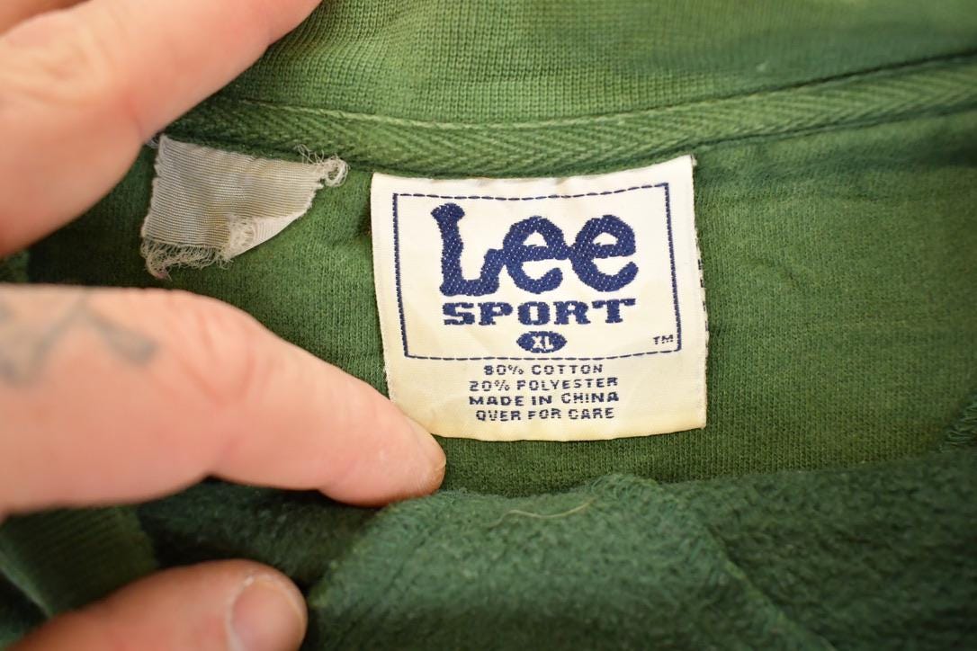Vintage 1990s Minnesota Wild Embroidered NHL Hockey Crewneck Sweatshirt Mens XL / Lee Sport / Vintage Winter Sportswear from propervintagecanada