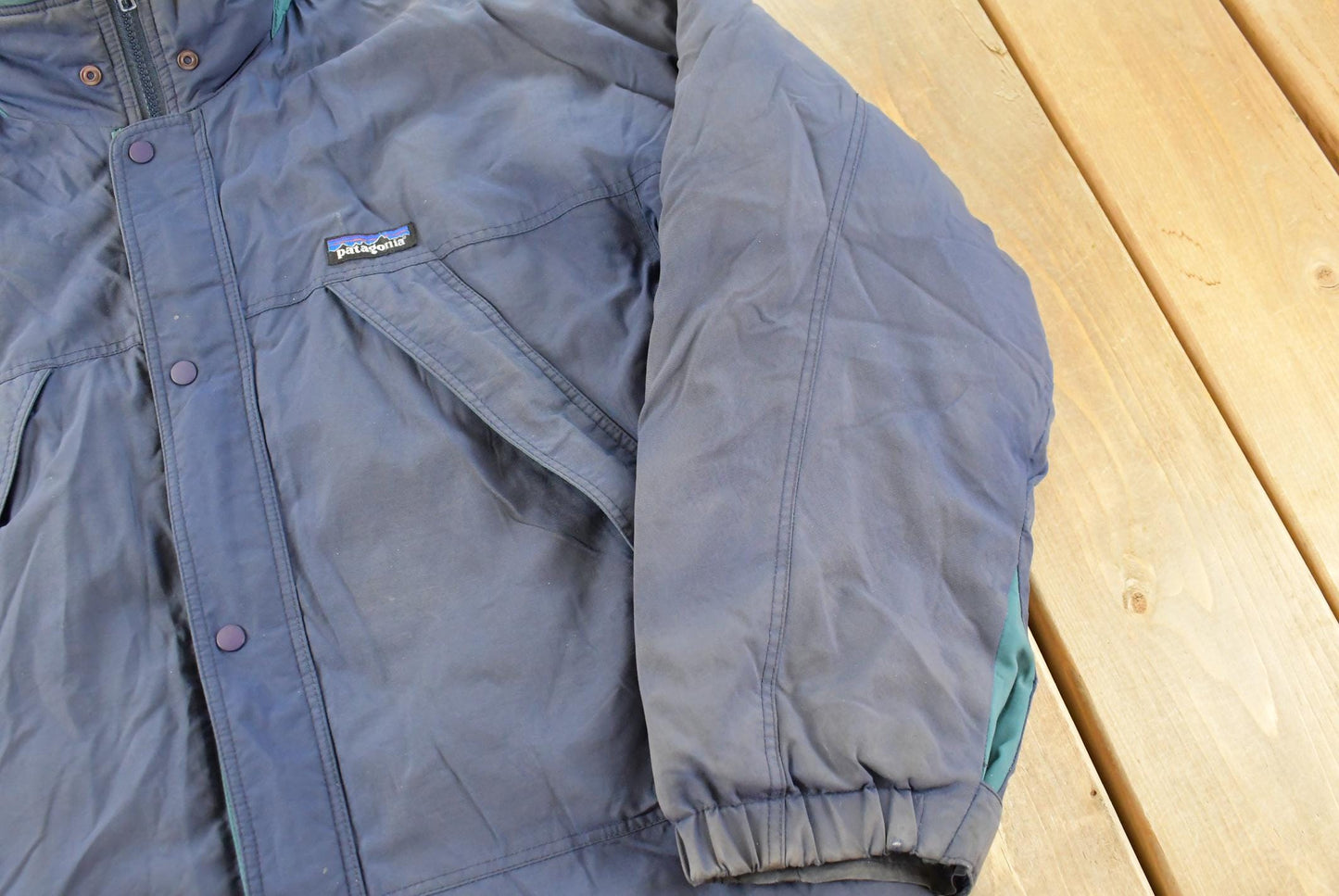 Vintage 1990s Patagonia Insulated Puffer Parka Windbreaker Jacket Men's M