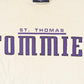 Vintage 1990s Thrashed Jansport St Thomas Tommies Graphic Print Crewneck Shirt Mens L