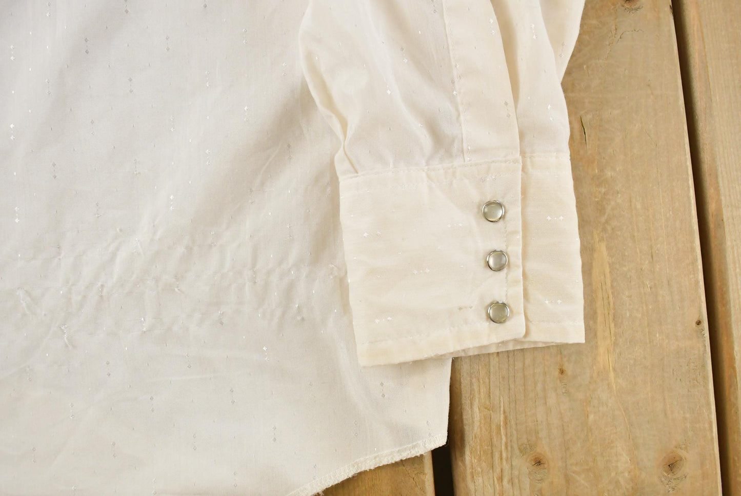 Vintage 1990s Wrangler Cowboy Cut Western Button Up Shirt Men's XL