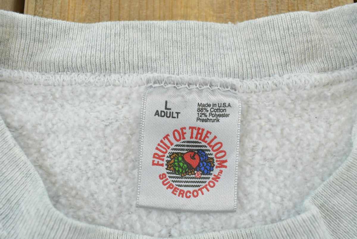 Vintage 1990s Stars Soccer Embroidered Crewneck Sweatshirt Men's M