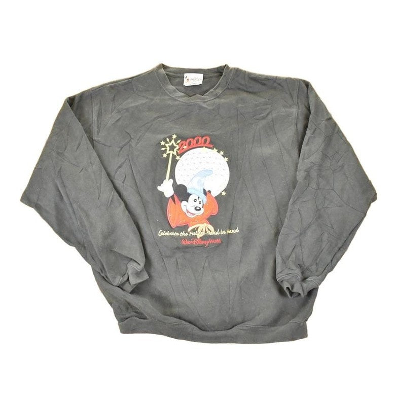 Vintage Y2K Walt Disney World Embroidered Crewneck Sweater Men's M
