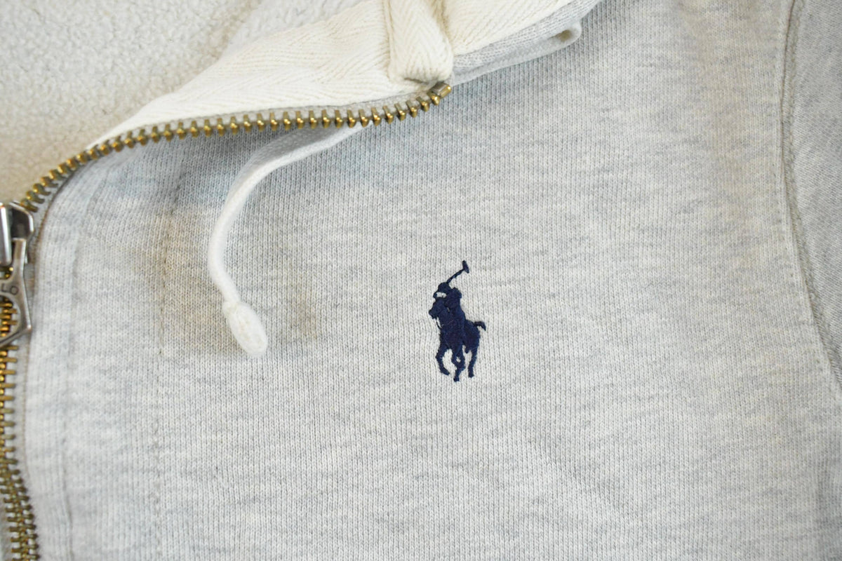 Vintage 1990s Polo Ralph Lauren Full Zip Hoodie Men's Medium / 90s Streetwear