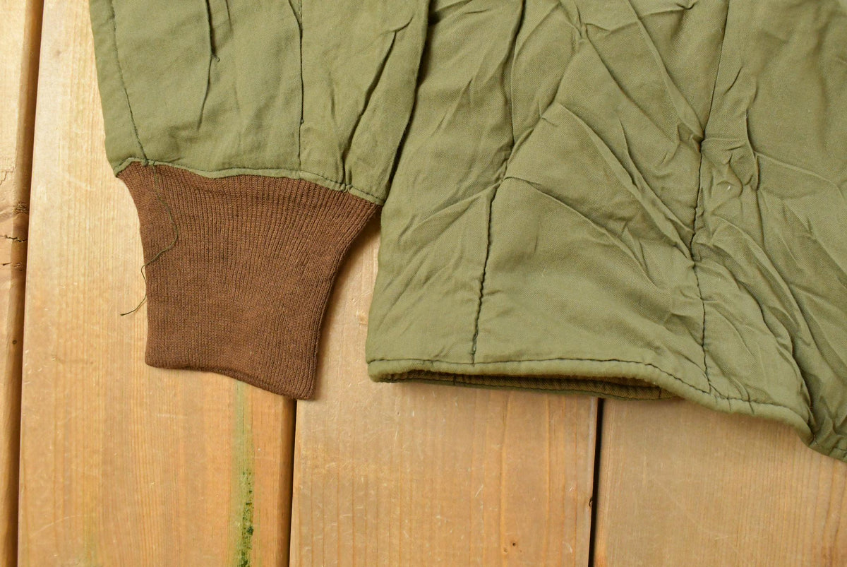 Vintage 1966 Military Jacket Liner Men's Medium