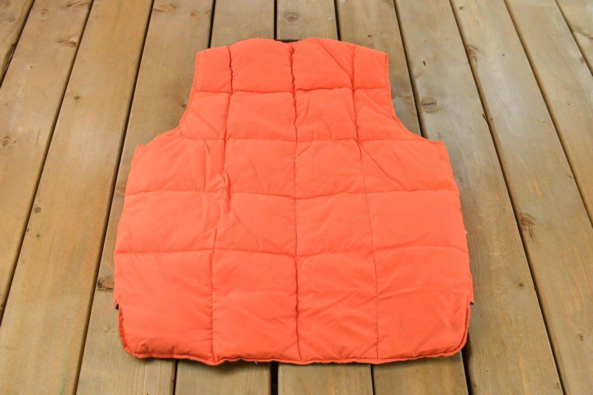 Vintage 1980s Redhead Goose Down Ski Puffer Vest Jacket Men's Large