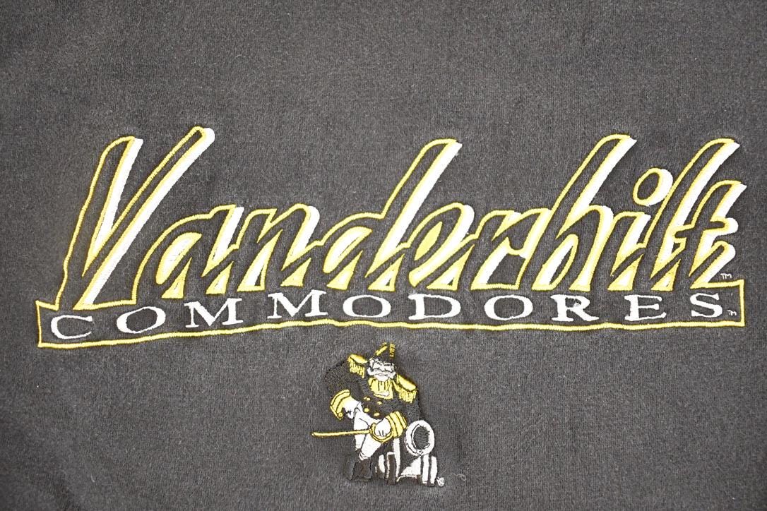 Vintage 1990s Vanderbilt Commodores Crewneck Sweatshirt Men's L