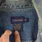Vintage 1990s Calvin Klein Denim Jean Trucker Jacket Men's L-XL