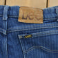 Vintage 1980s Lee Women's Striped Herringbone Denim Jeans Women's 29 x 28