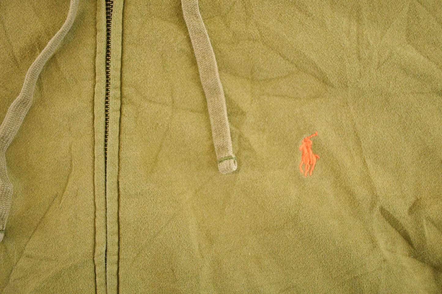 Vintage 1990s Polo By Ralph Lauren Zip Up Hoodie Sweatshirt Men's XXL