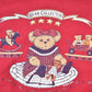 Vintage 1990s Bear Collector Collared Crewneck Sweater Women's Large