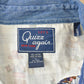 Vintage 1990s Teddy Bear Denim Collar Button Up Shirt Women's Large