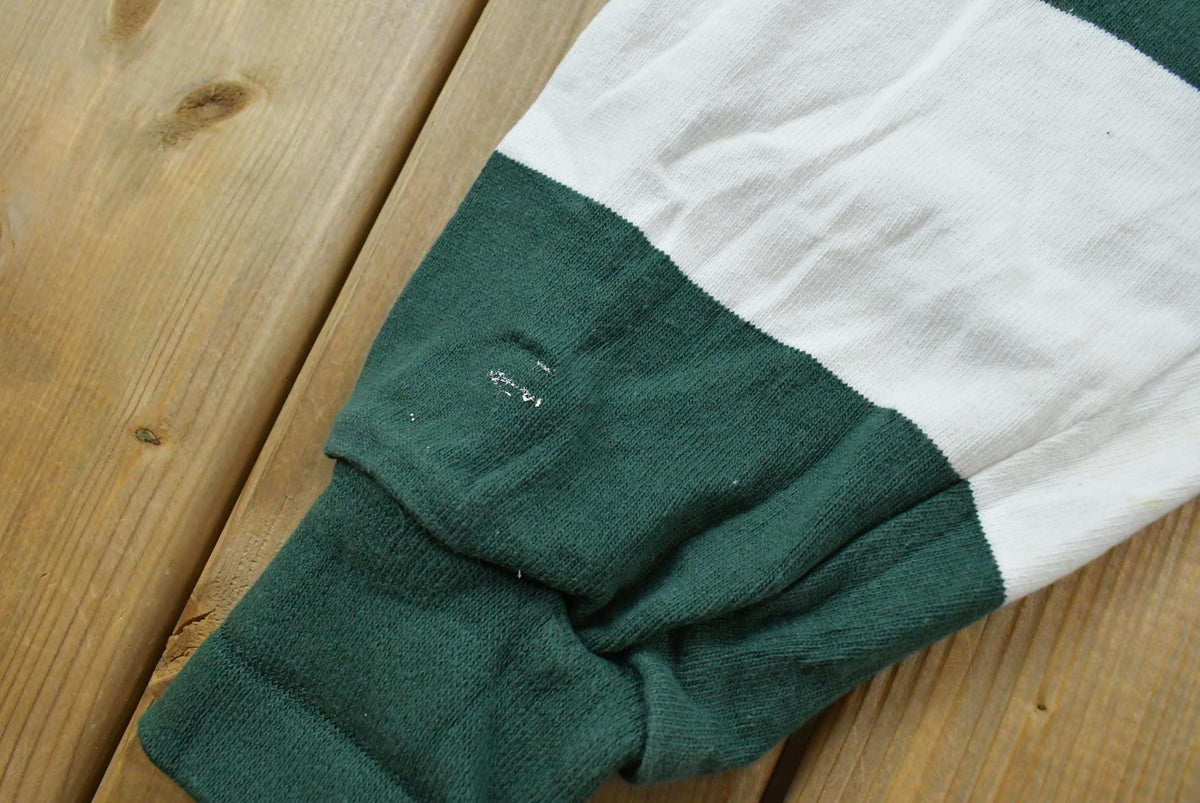 Vintage 1990s Barbarian Archmere Auks Delaware School Long Sleeve Rugby Shirt Men's L
