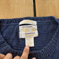 Vintage 1990s Ninon Floral Knit Crewneck Sweater Women's L