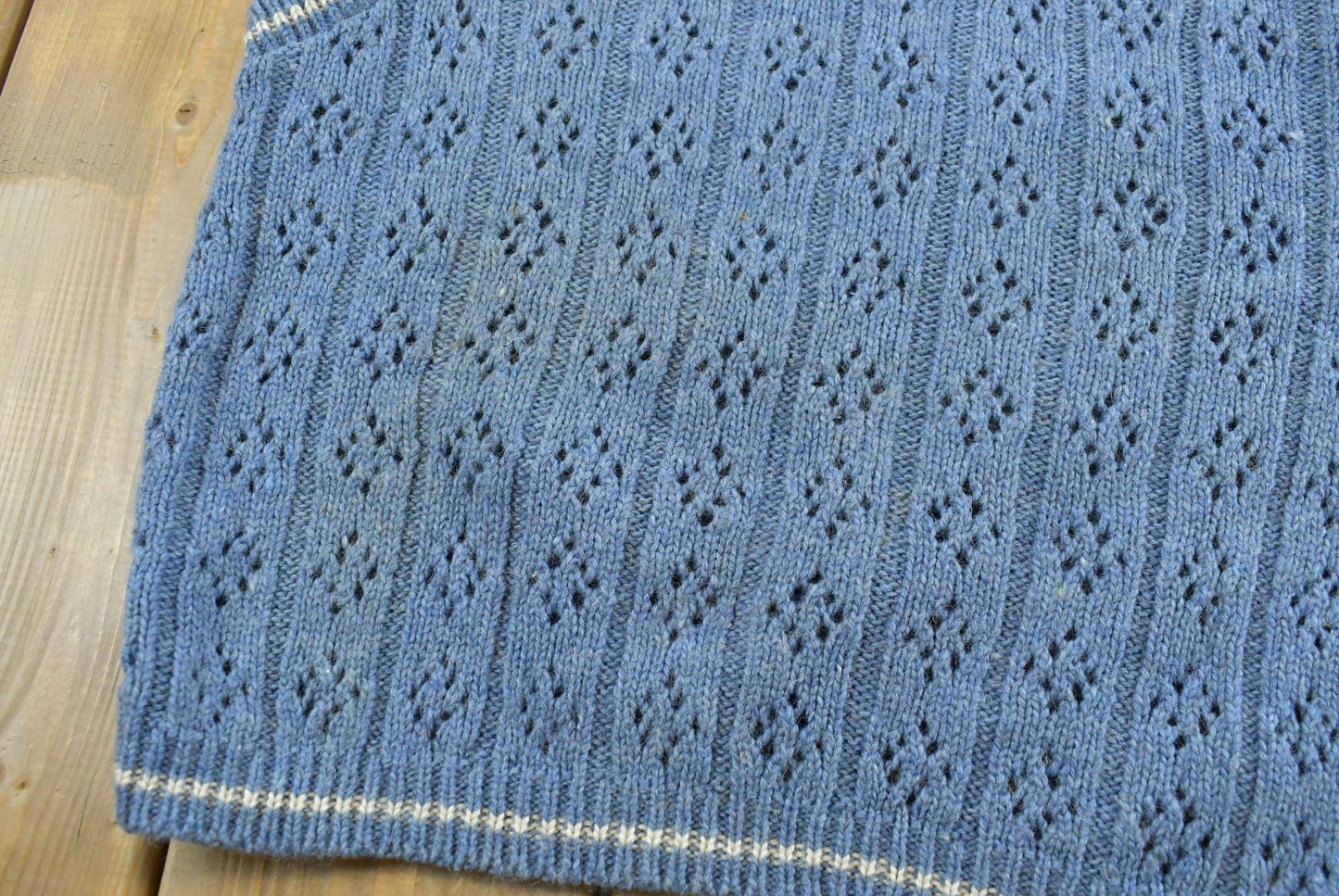 True Vintage 1990s Northern Reflections Wool Blend Knit Sweater Vest Women's S