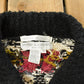 Vintage 1990s Jennifer & Company Hand Knit Floral Cardigan Sweater Women's S