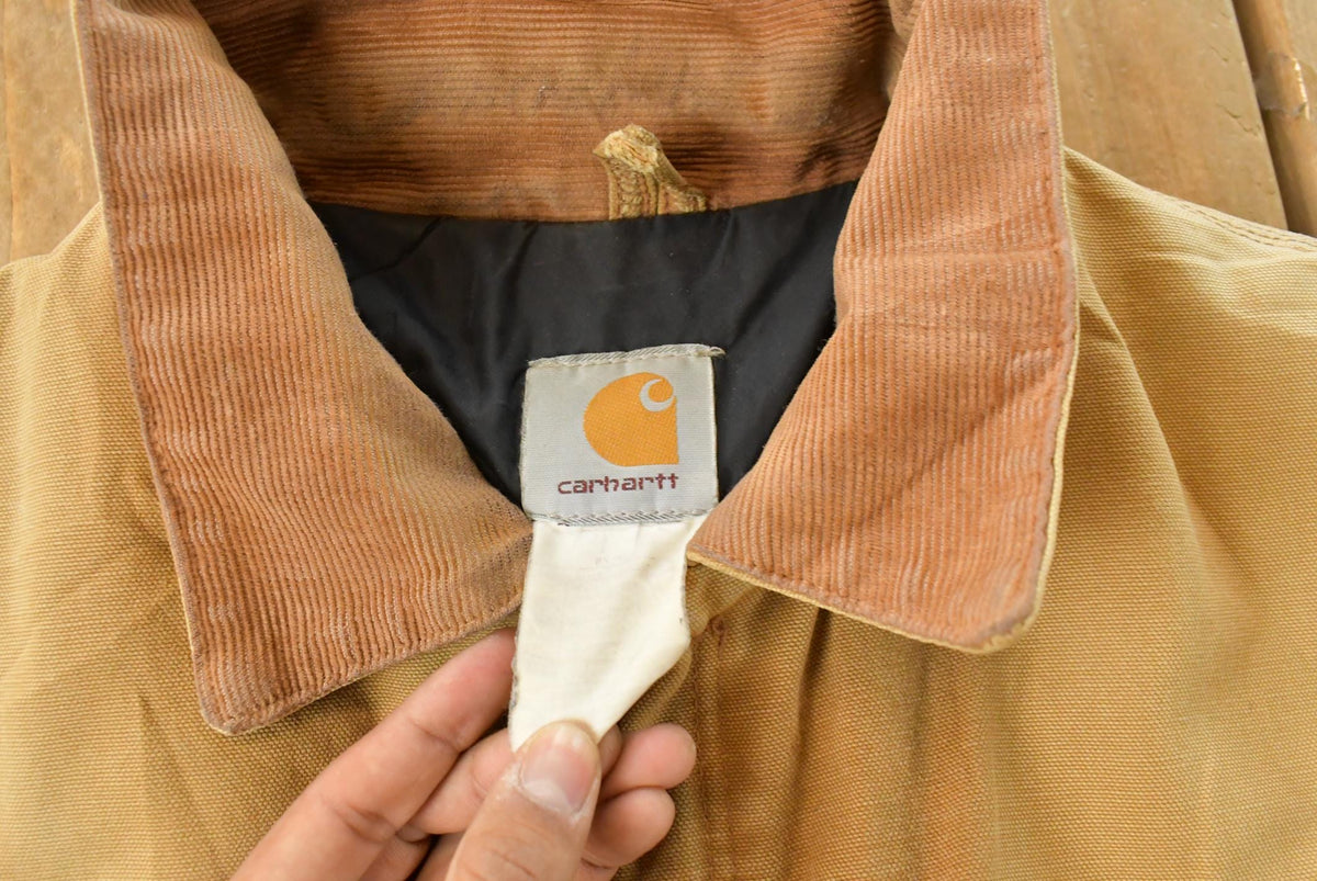 Vintage 1990s Carhartt Arctic Quilt Traditional Jacket Men's Large