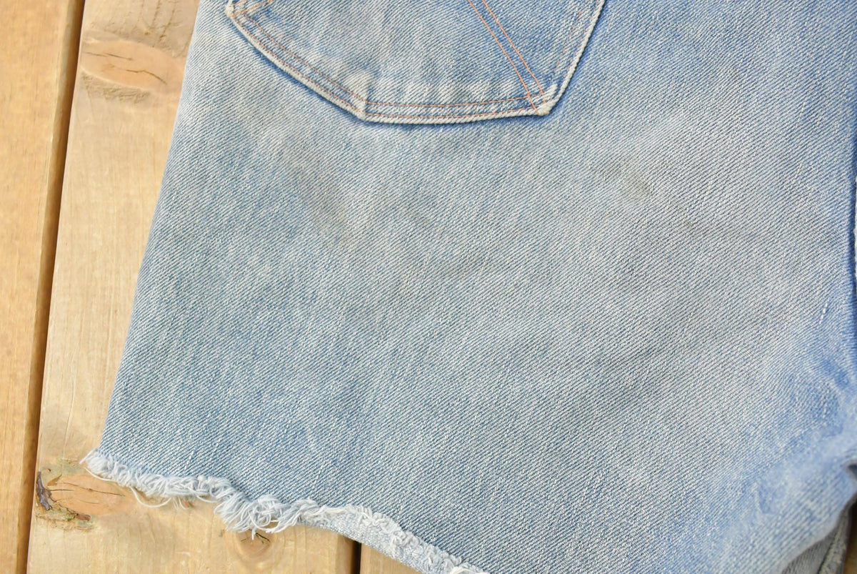 Vintage 1980s Big Yank Cut off Denim Jean Shorts Men's 36