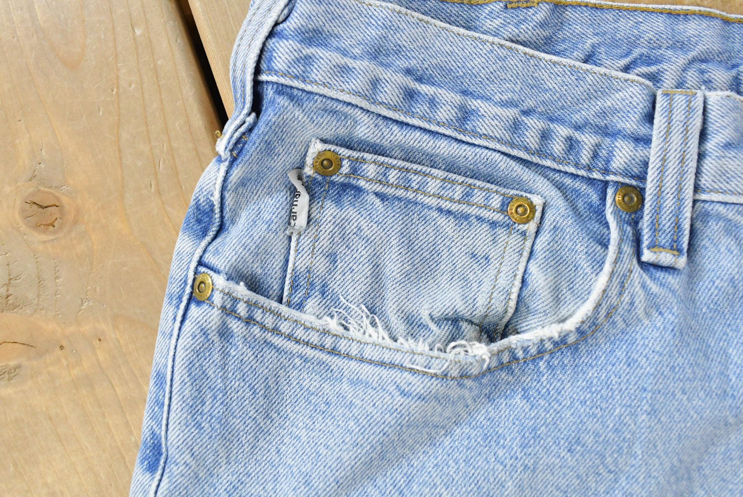 Vintage 2000s Carhartt Relaxed Fit Distressed Workwear Denim Jeans Men's 34 x 31.5
