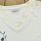 Vintage 2000s Marushka Handprints Sea Horse V-Neck Sweatshirt Women's XL
