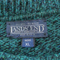 Vintage 1990s Lands' End Wool Knit Sweater Men's XL