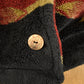 Vintage 1990s Goddess Shiva AOP Button Up Fleece Sweater Women's M