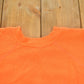 Vintage 1980's Blank Orange Raglan Crewneck Sweatshirt Men's S