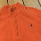 Vintage 2000s Polo Ralph Lauren Knit Quarter Zip Sweatshirt Men's L