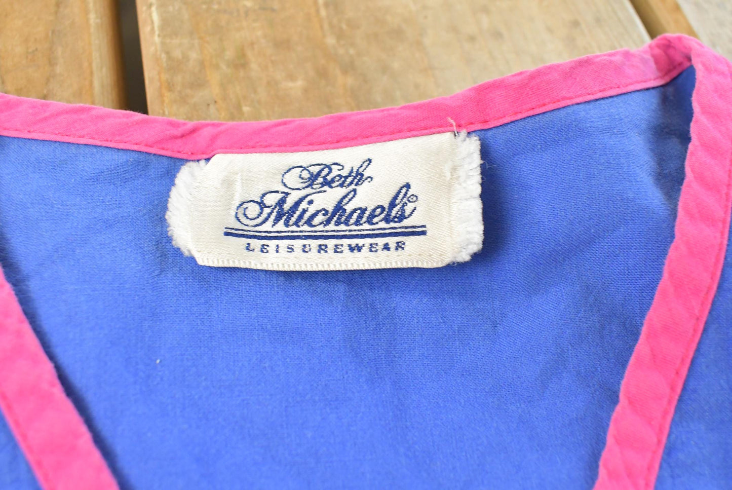 Vintage 1980's Beth Michaels Short Sleeve Dress Women's L