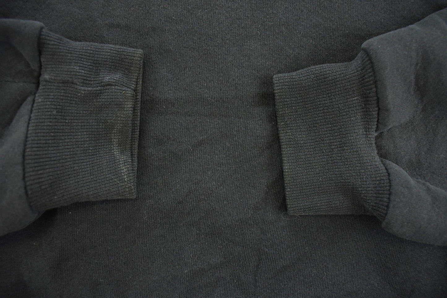 Vintage 1990s Russell Athletic Blank Black Turtleneck Sweatshirt Men's L