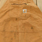 Vintage 2000s Carhartt Double Knee Canvas Bib Overalls Men's 50 x 29