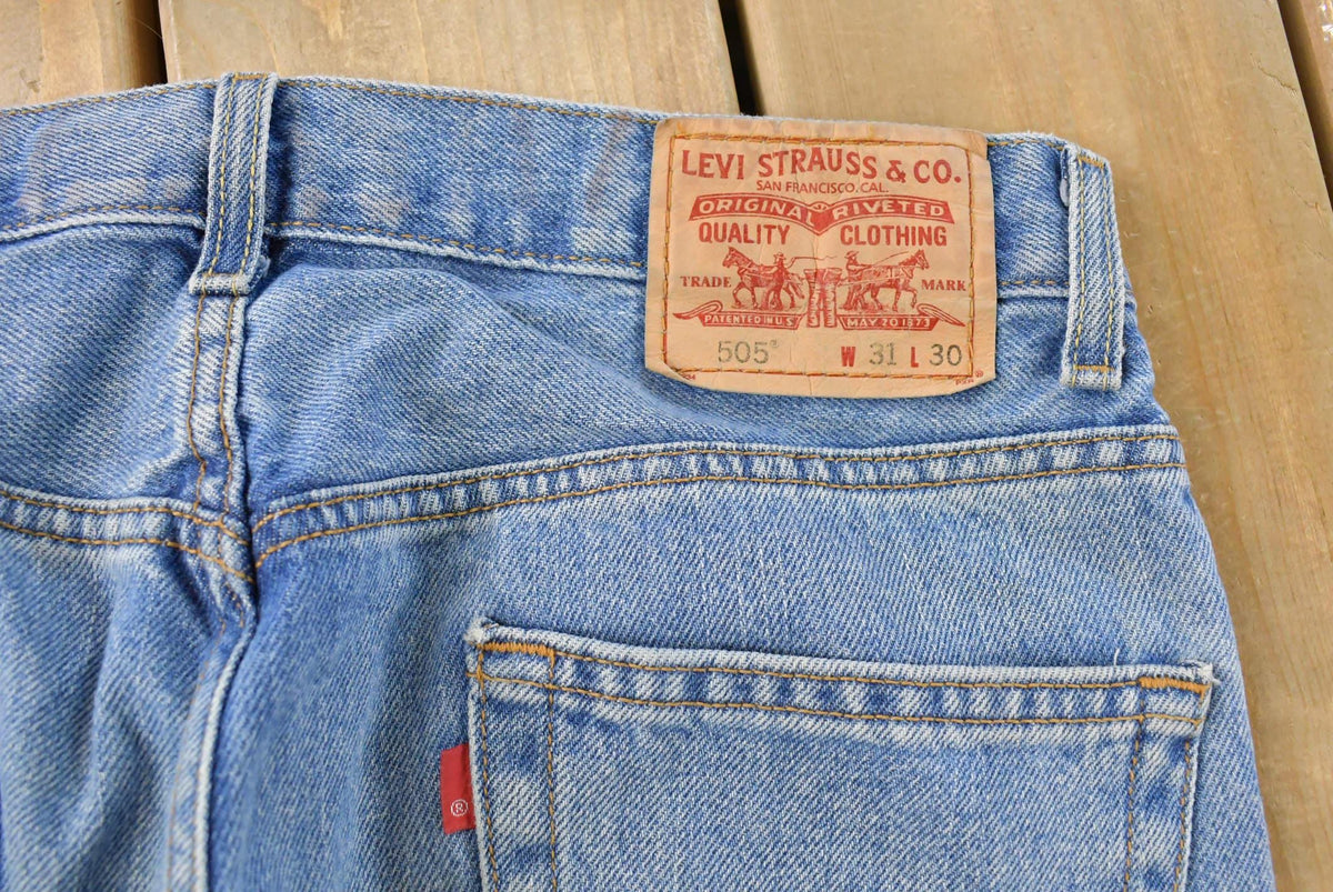 Vintage 2000s Levi's 505 Regular Fit Denim Jeans Men's 30 x 28