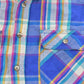 Vintage 1990s Mighty-Mac Plaid Flannel Button Up Shirt Men's XL
