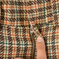 Vintage 1970s Pleated Checkered Plaid Pants Men's 30 x 30.5