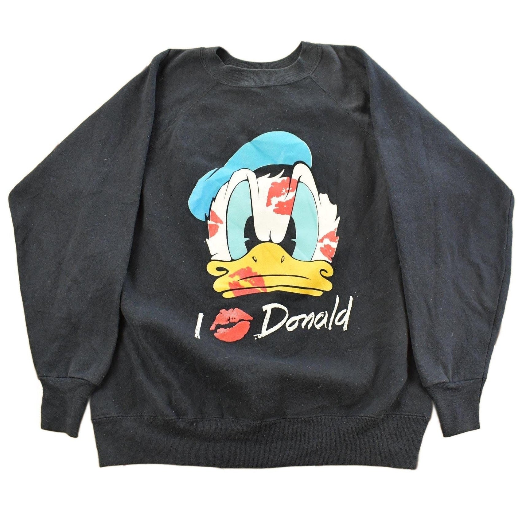 Vintage 1990s Donald Duck Disney Crewneck Sweatshirt Men's Large