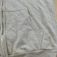Vintage 1990s Bronzini Blank Grey Thermal Lined Full Zip Hoodie Men's L