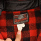 Vintage 1970s Johnson Quarter Zip Buffalo Plaid Wool Hunting Shacket Mens M