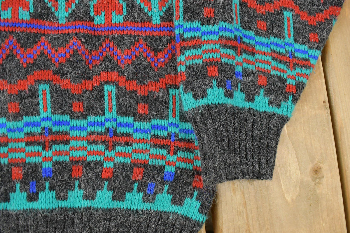 Vintage 1990s Jason Maxwell Knit Crewneck Sweater Women's L