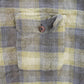 Vintage 1990s Above Sea Level Plaid Flannel Button Up Shirt Men's M
