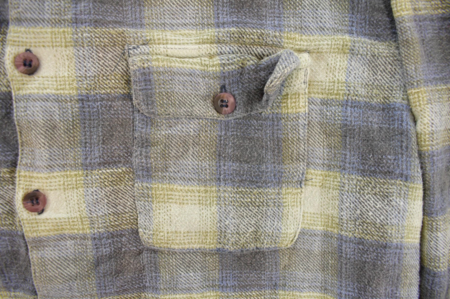 Vintage 1990s Above Sea Level Plaid Flannel Button Up Shirt Men's M