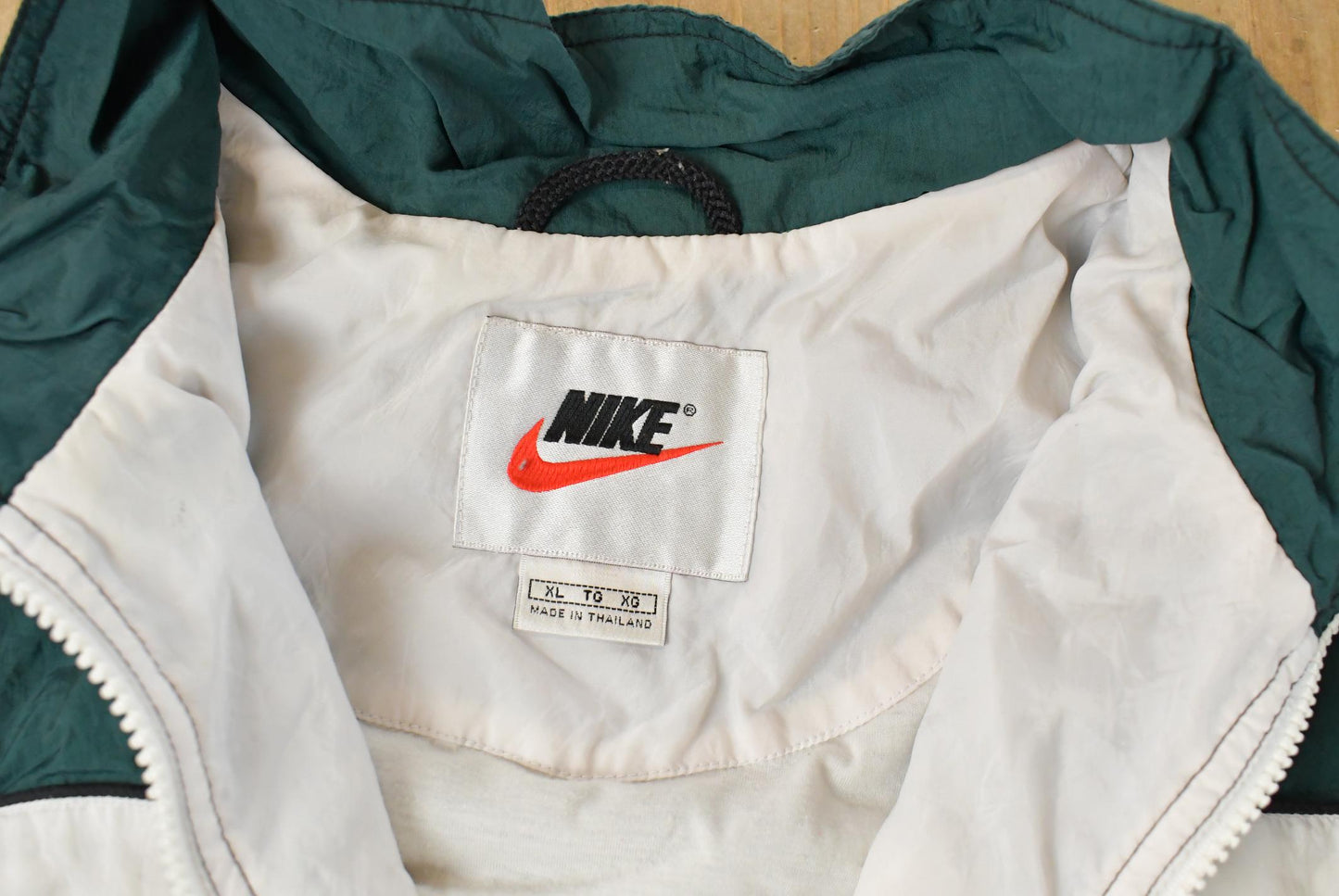 Vintage 1990s Nike Full Zip Windbreaker Jacket Men's XL