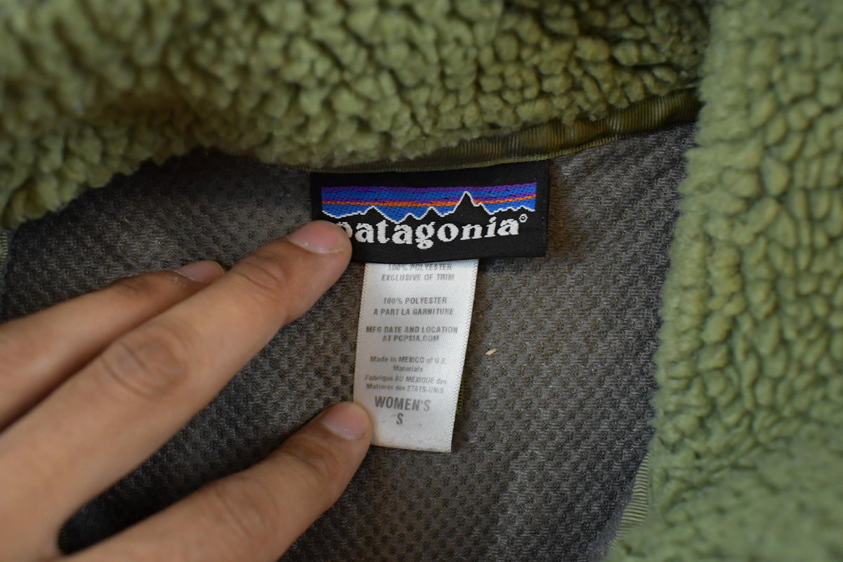 Vintage 2000s Patagonia Deep Pile Fleece Vest Women's S / Y2K Outdoorsman Streetwear Hiking / Patty / Essentials / Layering