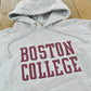 Vintage 2000s Boston College Champion Collegiate Reverse Weave Hoodie Sweatshirt Men's M