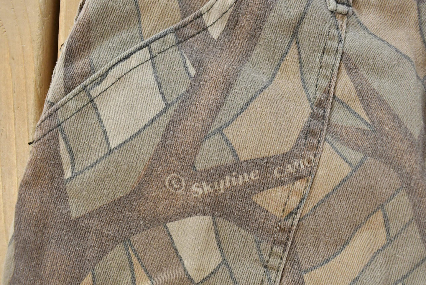 Vintage 1980s Melton Wintermaster Outdoors Tree Camo Cargo Hunting Pants Men's Small