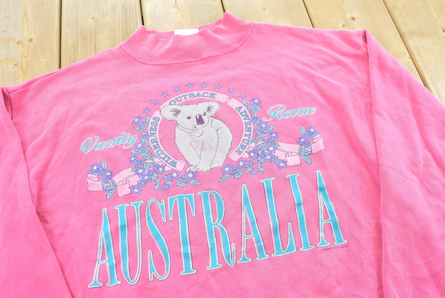 Vintage 1990s Australia Koala Souvenir Crewneck Sweatshirt Men's M