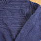 Vintage 1990s LL Bean Cable Knit Crewneck Sweater Men's S