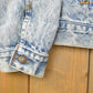 Vintage 1980s Levi's Acid Wash Denim Jean Trucker Jacket Men's XL