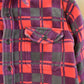 Vintage 1960s Champion Button Up Plaid Flannel Trucker Shirt Men's Small