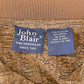 Vintage 1980s John Blair Quarter Button Knit Shirt Men's L