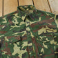 Vintage 1980's Military Button Up Shirt Mens L